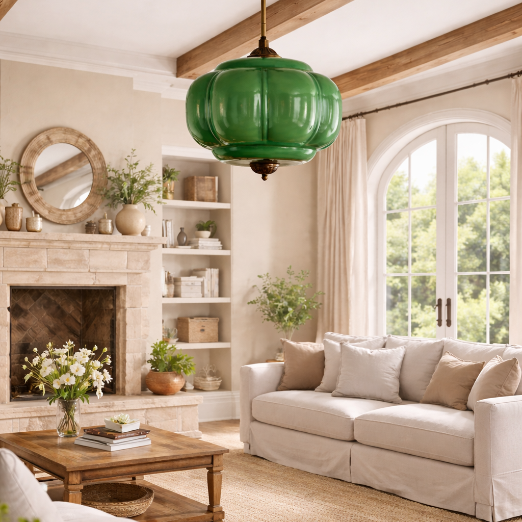 Aria pendant light side profile view